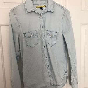 Prince and fox button down shirt